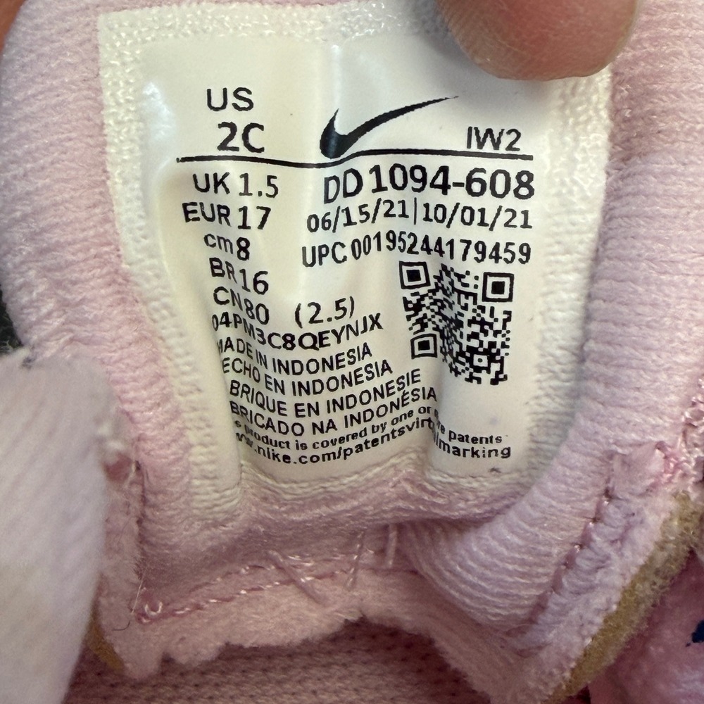 Nike Revolution 6 Next Nature Baby Toddler Size 2C Pastel Sporty Preppy Athletic - Picture 4 of 7